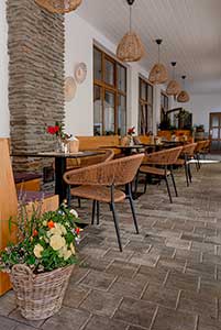 Štilec Restaurant, Terrace