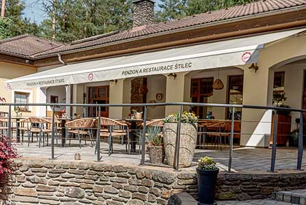 Štilec Restaurant, Terrace